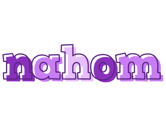 Nahom sensual logo