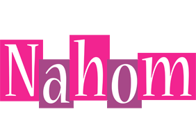 Nahom whine logo