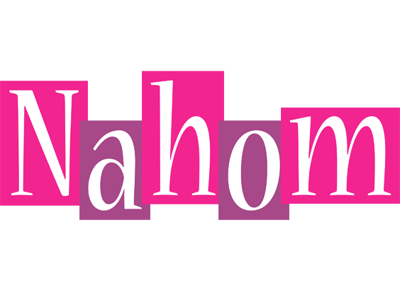 Nahom whine logo