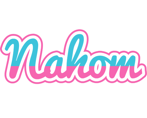 Nahom woman logo