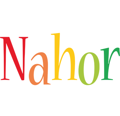 Nahor birthday logo