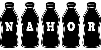 Nahor bottle logo