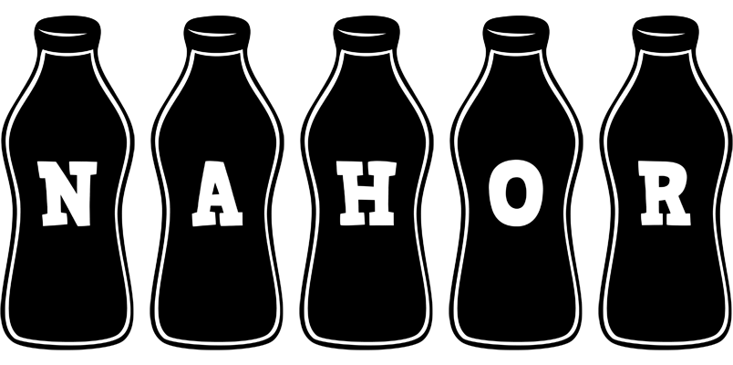 Nahor bottle logo