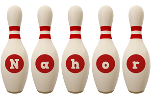 Nahor bowling-pin logo