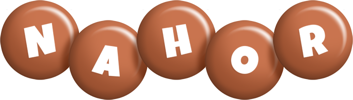 Nahor candy-brown logo