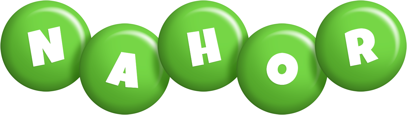 Nahor candy-green logo