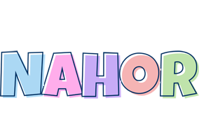 Nahor pastel logo