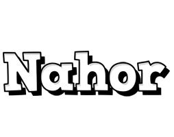 Nahor snowing logo