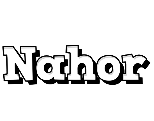 Nahor snowing logo