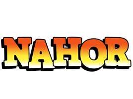 Nahor sunset logo