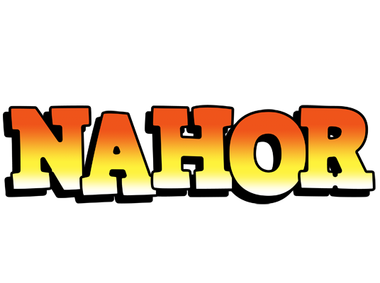 Nahor sunset logo