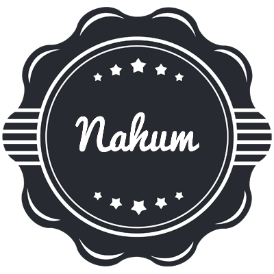 Nahum badge logo