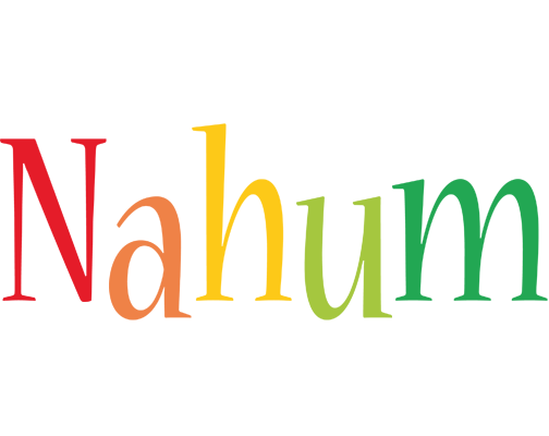 Nahum birthday logo