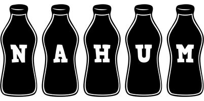 Nahum bottle logo