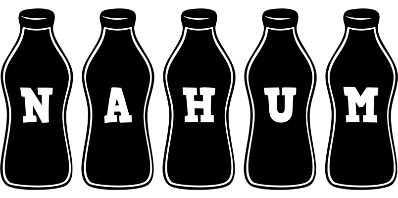 Nahum bottle logo