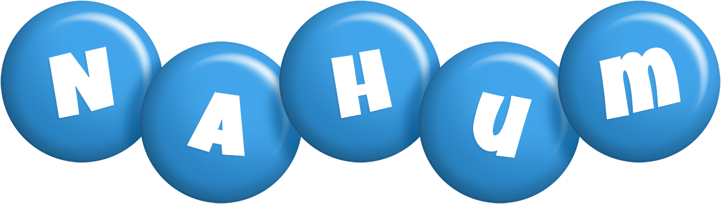 Nahum candy-blue logo
