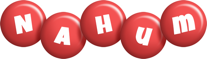 Nahum candy-red logo