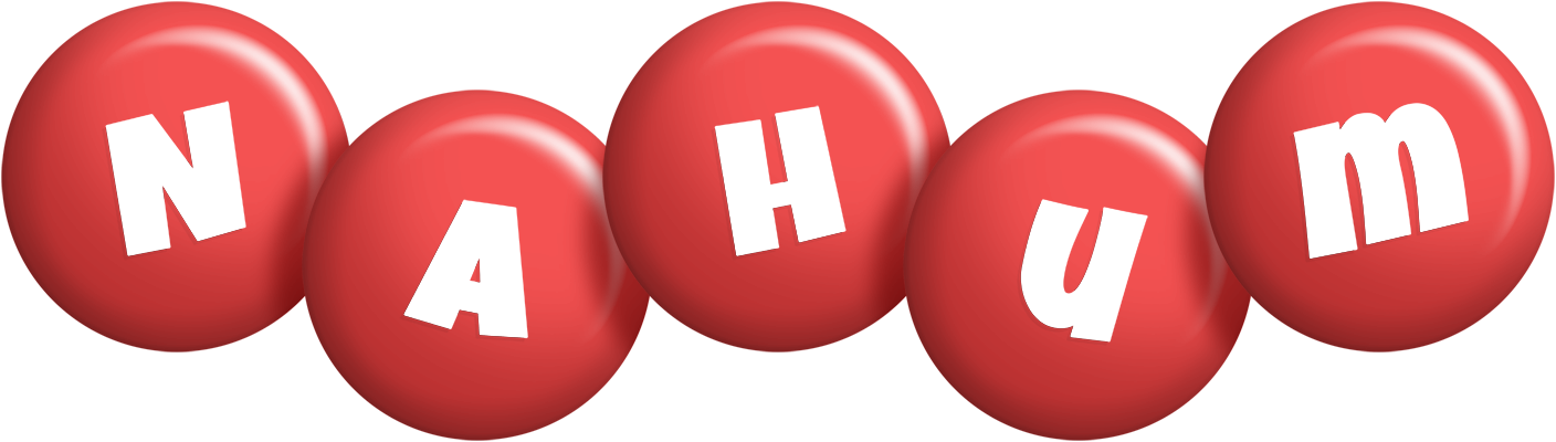 Nahum candy-red logo