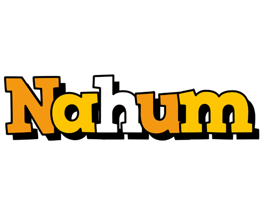 Nahum cartoon logo