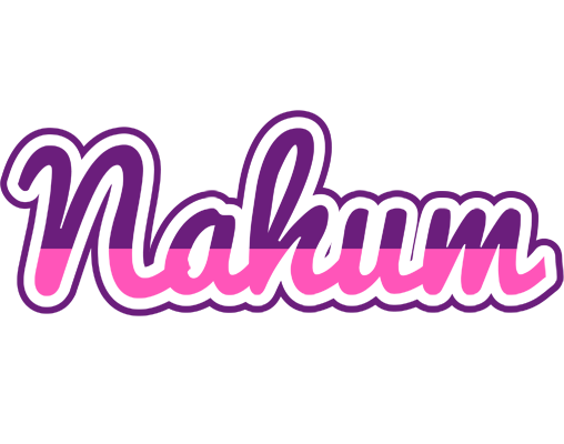Nahum cheerful logo
