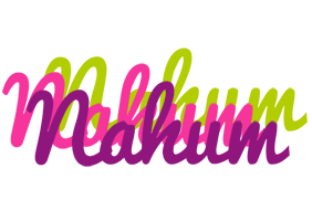 Nahum flowers logo