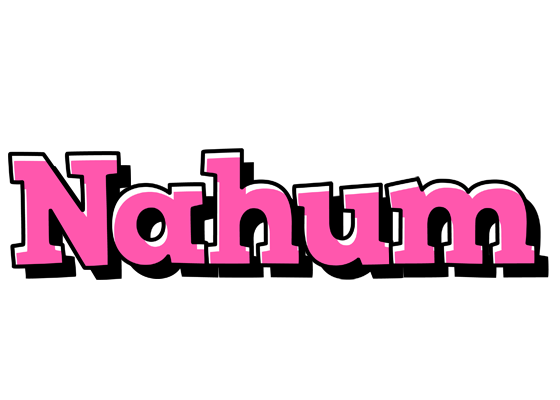 Nahum girlish logo