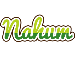 Nahum golfing logo
