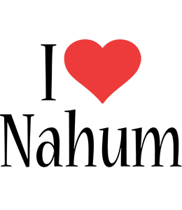Nahum i-love logo