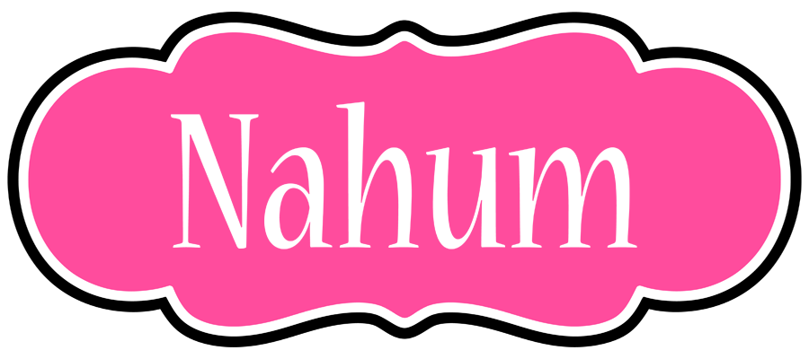 Nahum invitation logo
