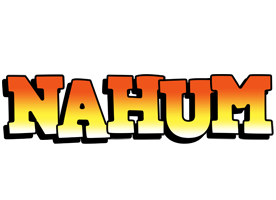 Nahum sunset logo