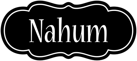Nahum welcome logo