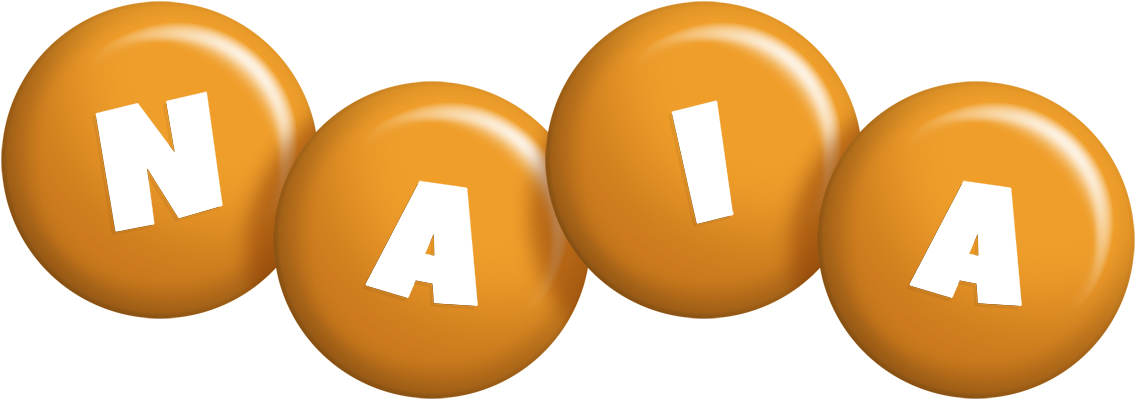 Naia candy-orange logo