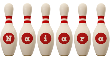 Naiara bowling-pin logo