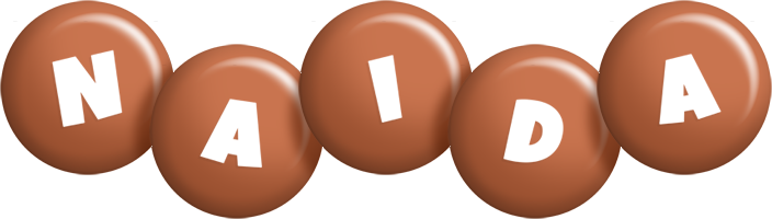 Naida candy-brown logo