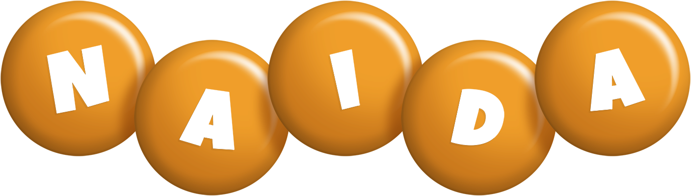 Naida candy-orange logo
