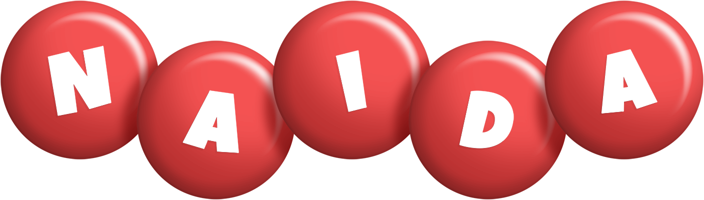 Naida candy-red logo
