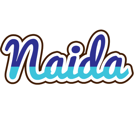 Naida raining logo
