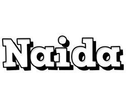 Naida snowing logo