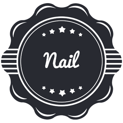 Nail badge logo