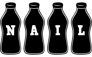 Nail bottle logo
