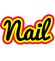 Nail flaming logo