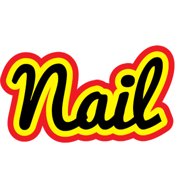 Nail flaming logo