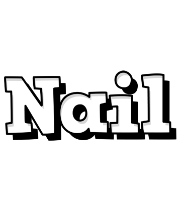 Nail snowing logo