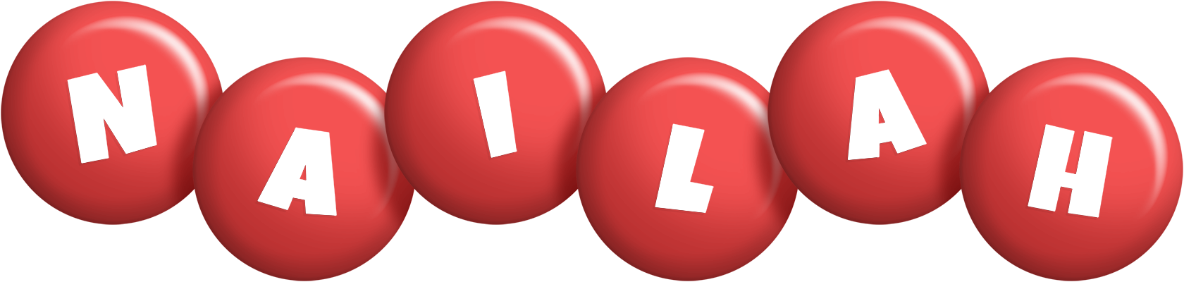 Nailah candy-red logo