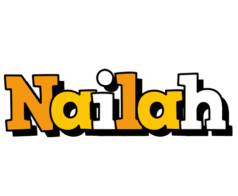 Nailah cartoon logo