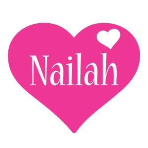Nailah love-heart logo