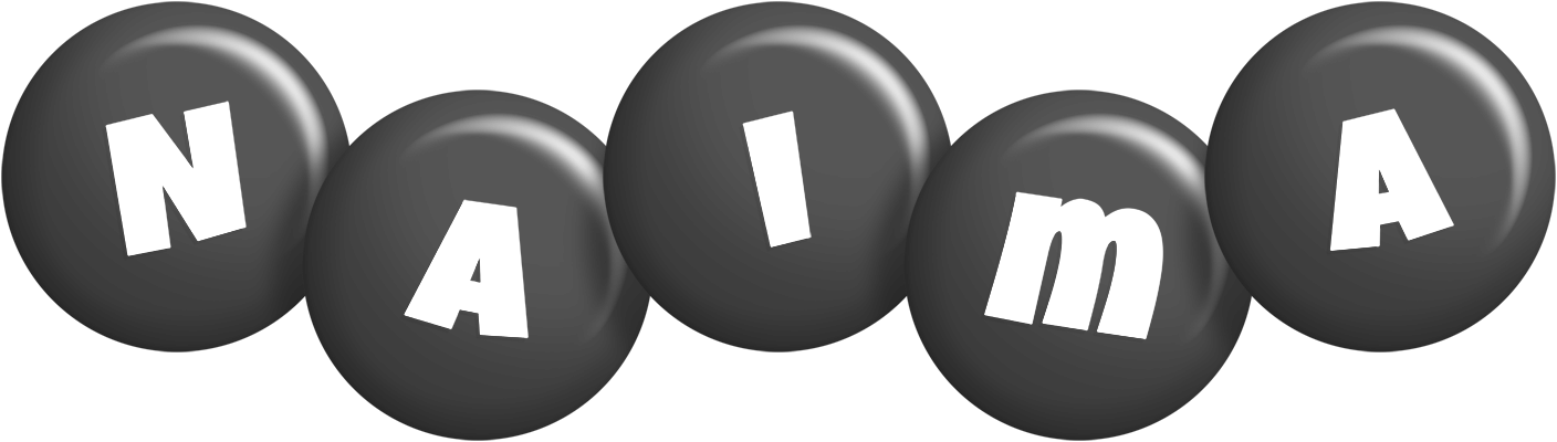 Naima candy-black logo
