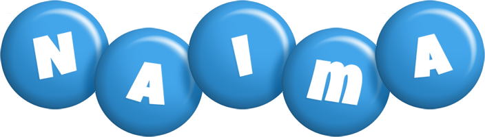 Naima candy-blue logo