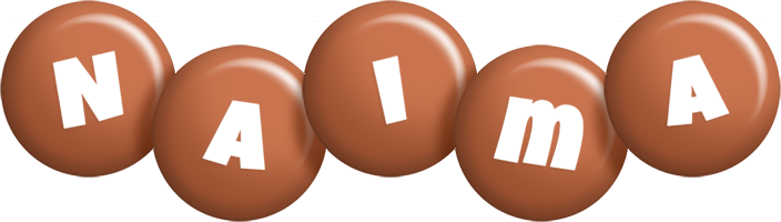 Naima candy-brown logo