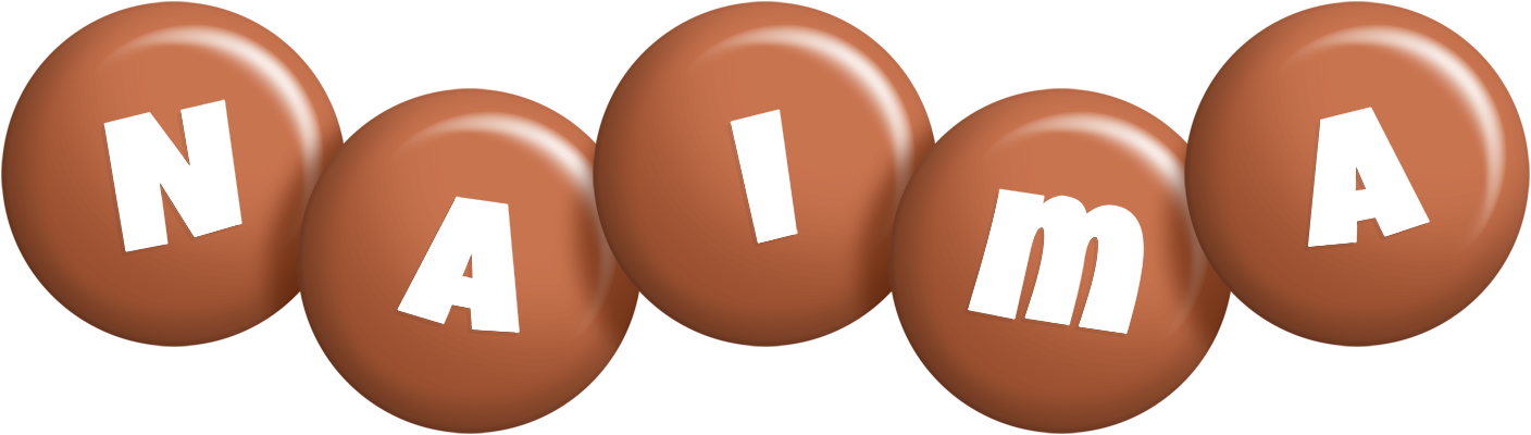Naima candy-brown logo